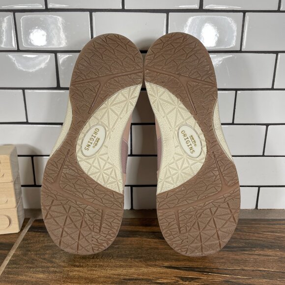 Earth Origins Elin Womens Size 8 Wide Shoes Dusty Pink Leather Casual Slip On - Picture 8 of 13